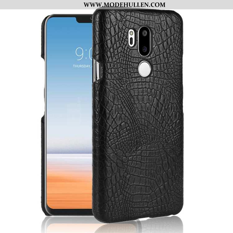 Hülle Lg G7 Thinq Retro Leder Anti-sturz Dunkelblau Case Handy