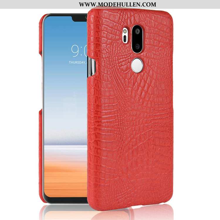 Hülle Lg G7 Thinq Retro Leder Anti-sturz Dunkelblau Case Handy