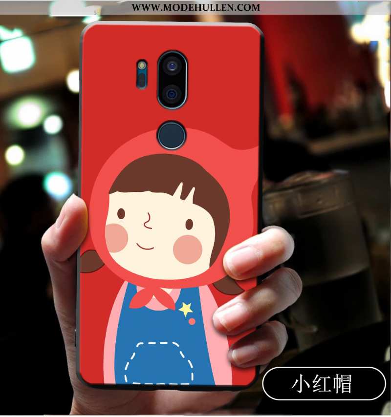 Hülle Lg G7 Thinq Schutz Karikatur Anti-sturz Handy Case Nette Silikon Blau