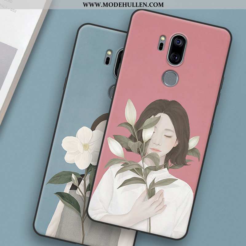 Hülle Lg G7 Thinq Schutz Trend Handy Rot Case Weiche Rote