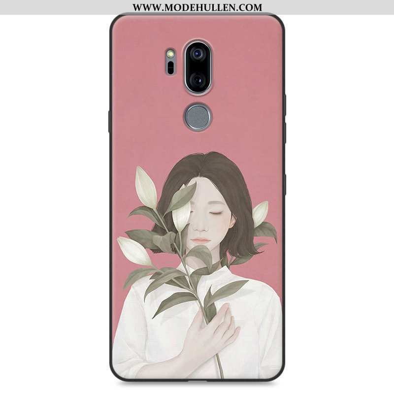 Hülle Lg G7 Thinq Schutz Trend Handy Rot Case Weiche Rote