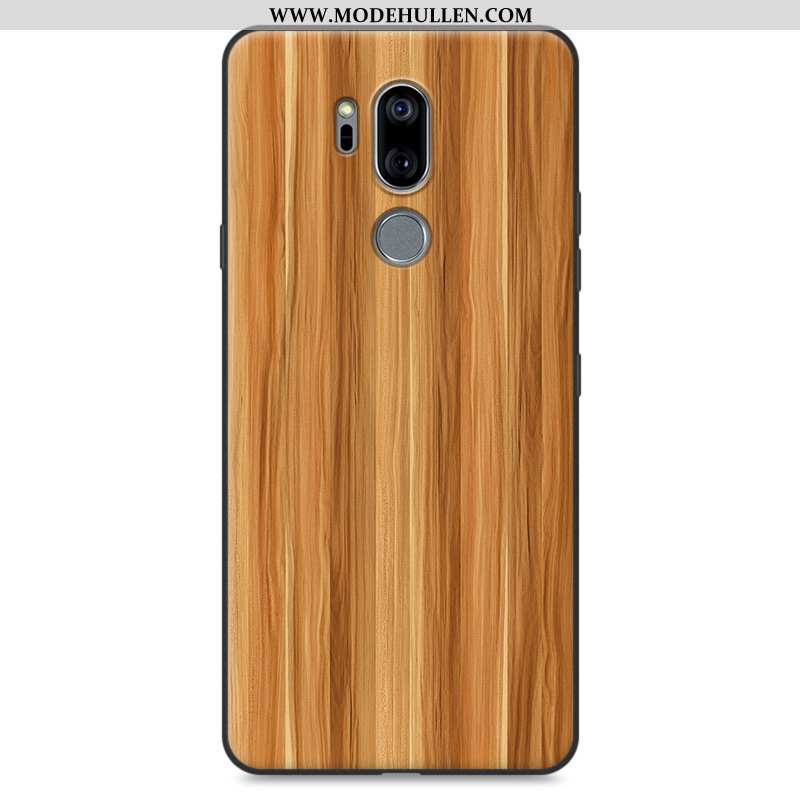 Hülle Lg G7 Thinq Silikon Schutz Muster Handy Aus Holz Khaki Alles Inklusive