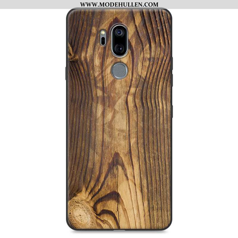 Hülle Lg G7 Thinq Silikon Schutz Muster Handy Aus Holz Khaki Alles Inklusive