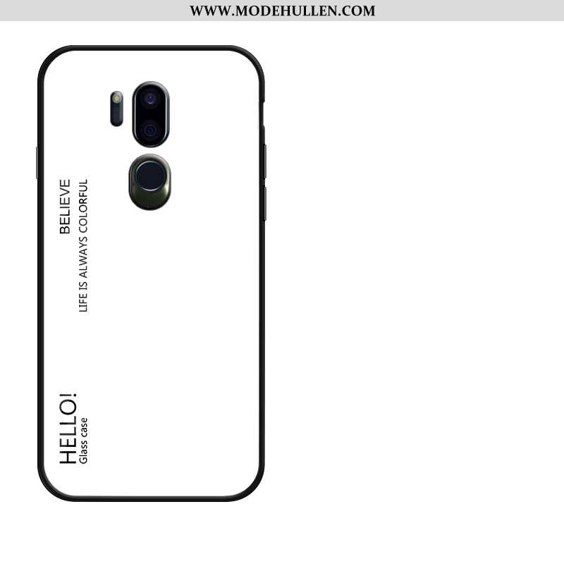 Hülle Lg G7 Thinq Weiche Silikon Anti-sturz Temperieren Case Glas Gelbe