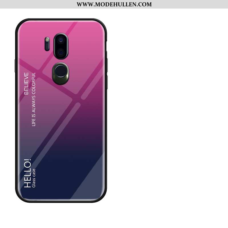 Hülle Lg G7 Thinq Weiche Silikon Anti-sturz Temperieren Case Glas Gelbe