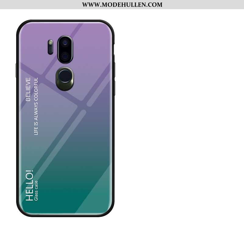 Hülle Lg G7 Thinq Weiche Silikon Anti-sturz Temperieren Case Glas Gelbe