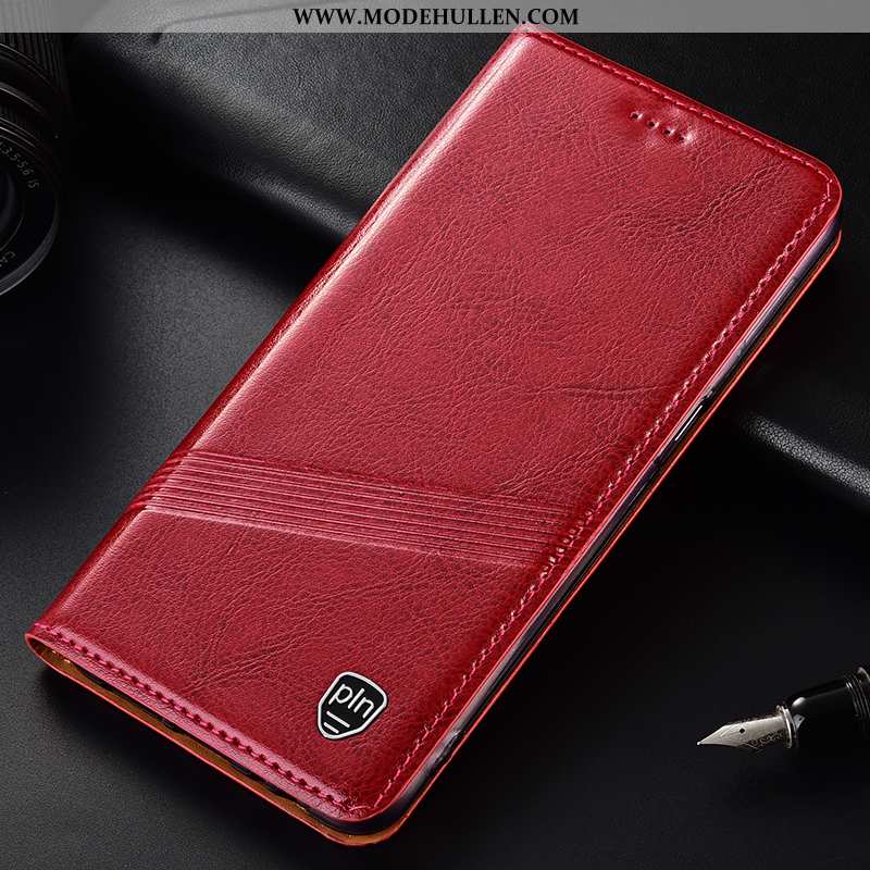 Hülle Lg K11 Lederhülle Echt Leder Alles Inklusive Case Folio Schutz Schwarz