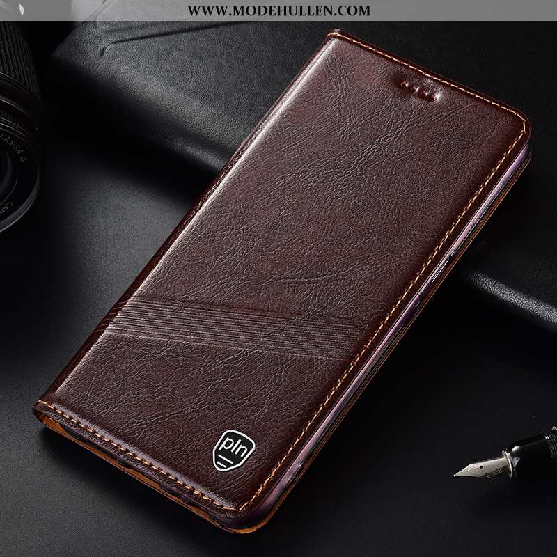 Hülle Lg K11 Lederhülle Echt Leder Alles Inklusive Case Folio Schutz Schwarz