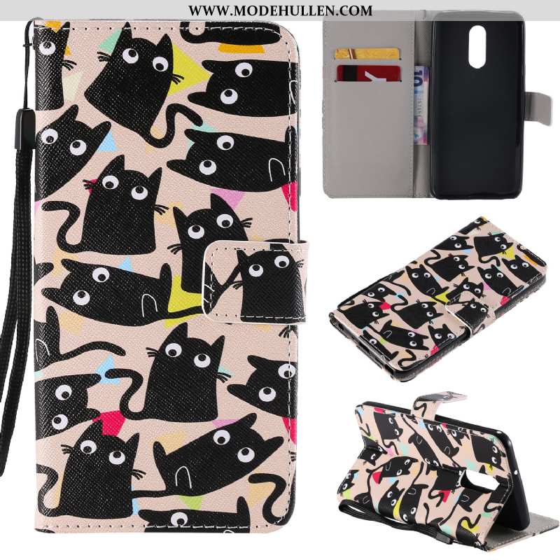 Hülle Lg Q Stylus Lederhülle Karikatur Schutz Case Folio Karte Weiß Weiße