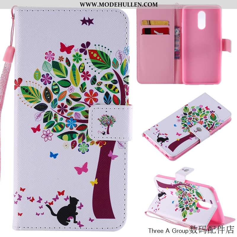 Hülle Lg Q Stylus Lederhülle Weiche Case Handy Folio Weiß Weiße