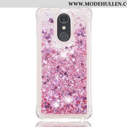Hülle Lg Q Stylus Weiche Karikatur Treibsand Handy Case Pu Lila