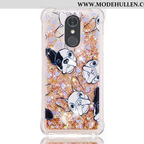 Hülle Lg Q Stylus Weiche Karikatur Treibsand Handy Case Pu Lila