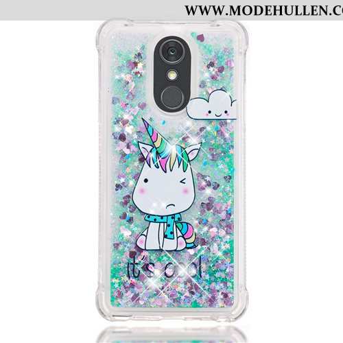 Hülle Lg Q Stylus Weiche Karikatur Treibsand Handy Case Pu Lila