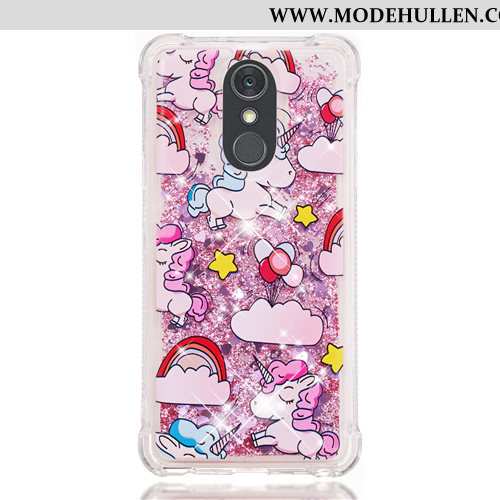 Hülle Lg Q Stylus Weiche Karikatur Treibsand Handy Case Pu Lila