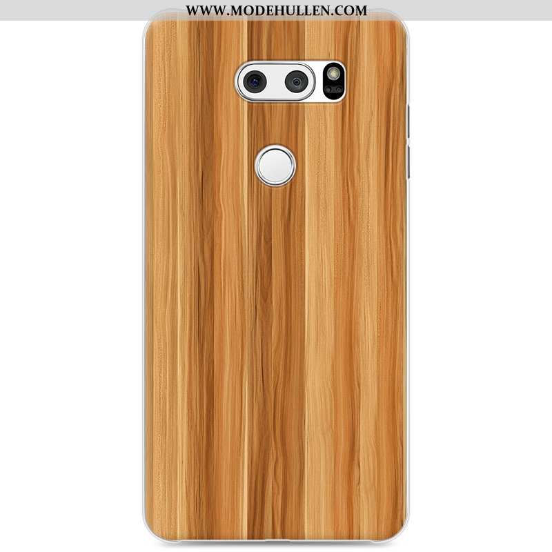 Hülle Lg V30 Aus Holz Schutz Kreativ Handy Gemalt Case Grau