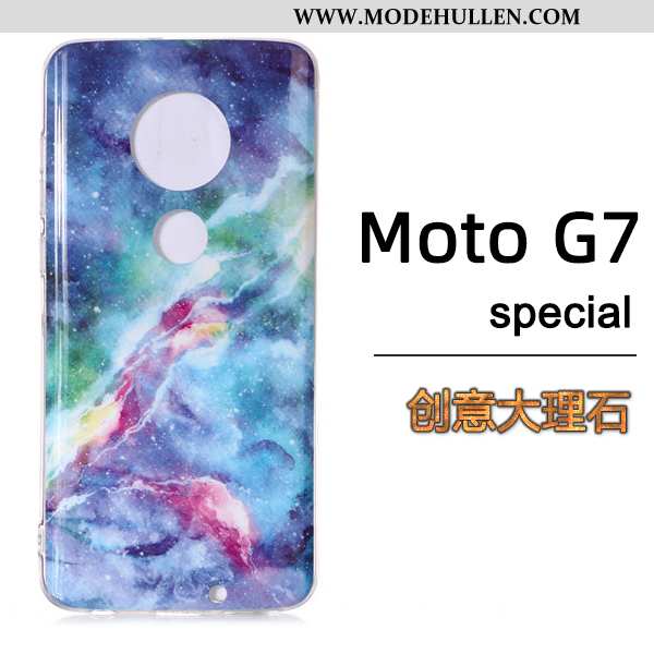 Hülle Moto G7 Mode Case Groß Handy Wind Europa Schwarz