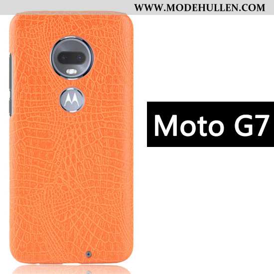 Hülle Moto G7 Muster Kreativ Anti-sturz Schwarz Case Business