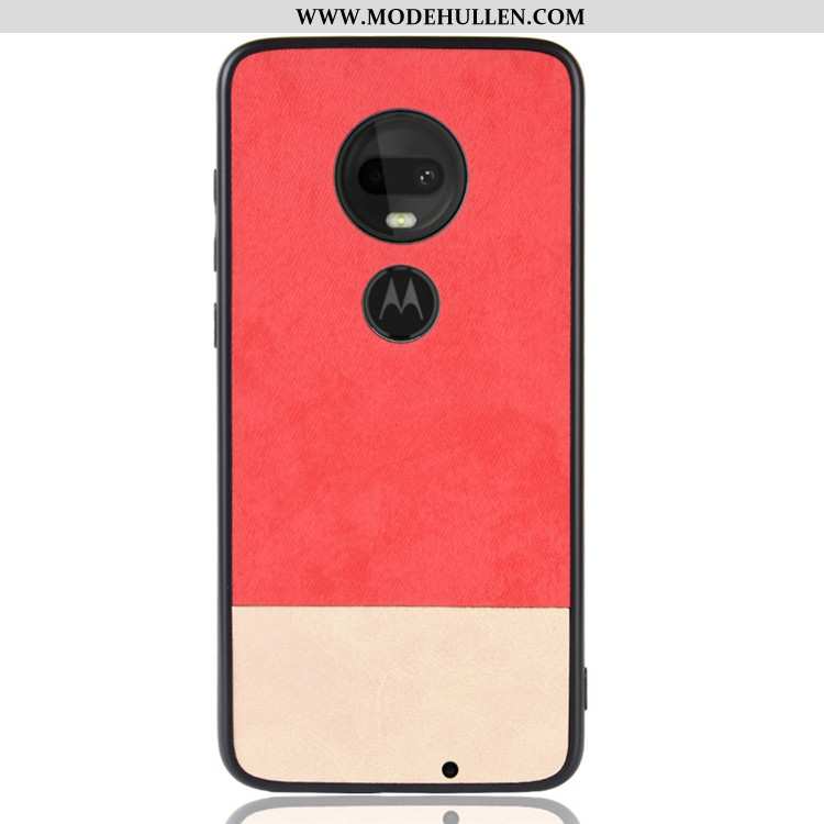 Hülle Moto G7 Plus Schutz Alles Inklusive Schwarz Case Anti-sturz Mischfarben