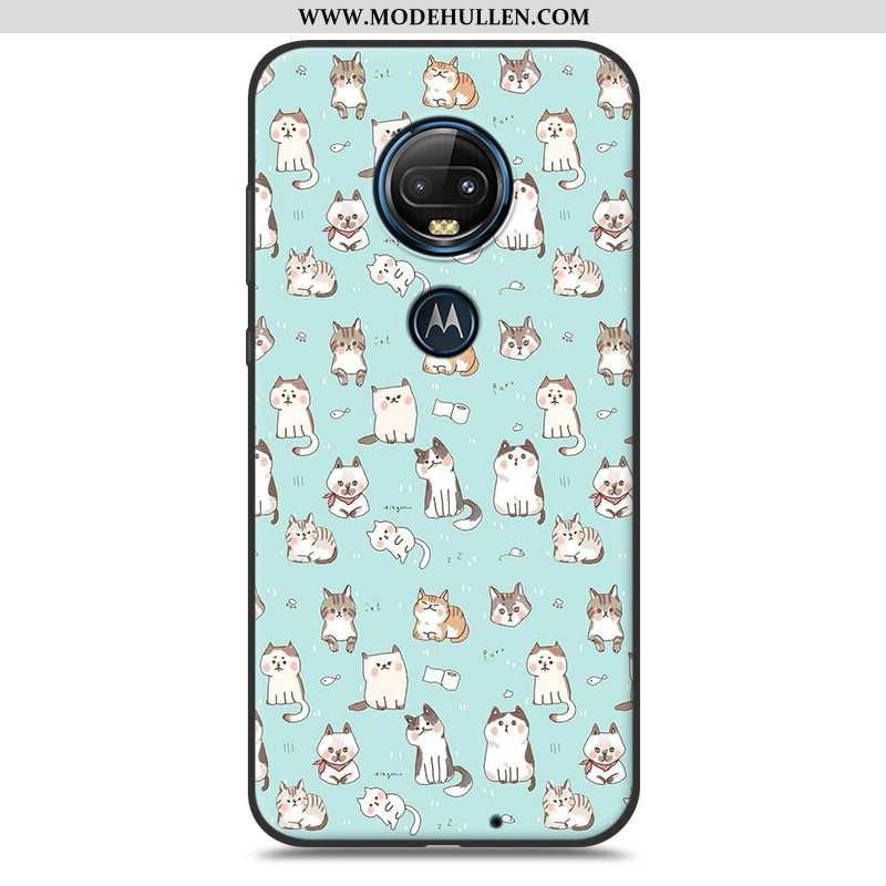 Hülle Moto G7 Plus Schutz Mode Trend Rosa Karikatur Handy Case