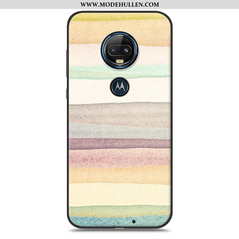 Hülle Moto G7 Plus Schutz Mode Trend Rosa Karikatur Handy Case