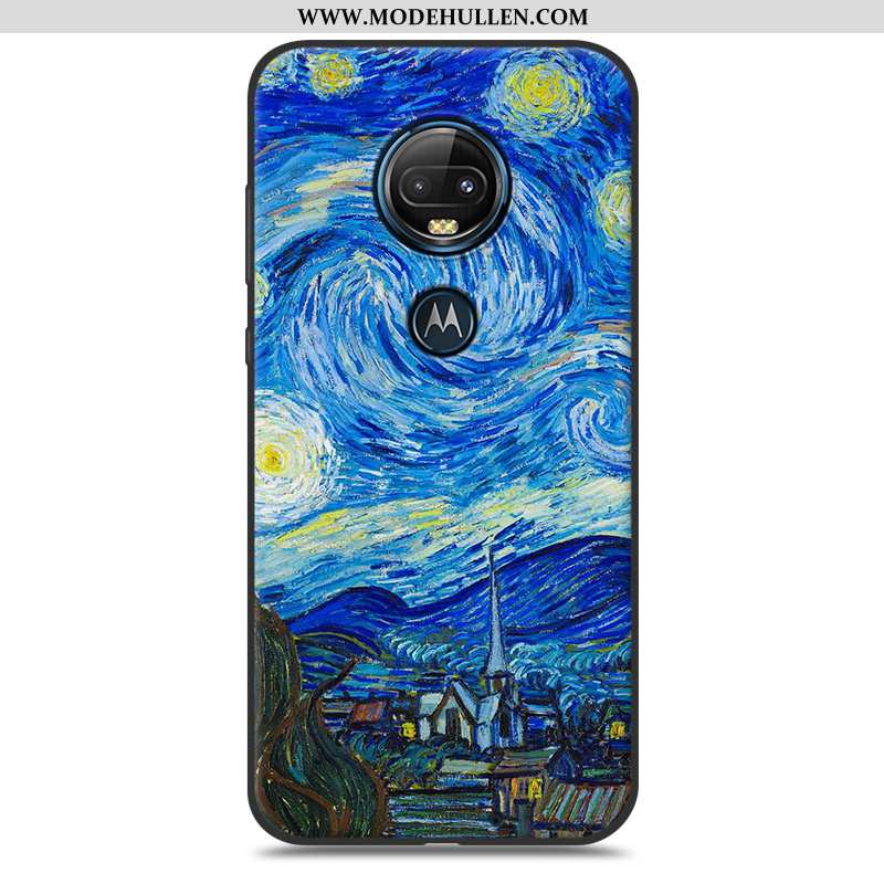 Hülle Moto G7 Plus Schutz Mode Trend Rosa Karikatur Handy Case