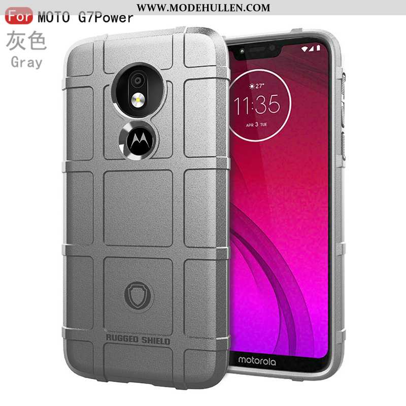 Hülle Moto G7 Power Silikon Schutz Handy Kreativ Sterne Anti-sturz Schwarz