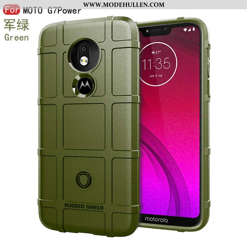 Hülle Moto G7 Power Silikon Schutz Handy Kreativ Sterne Anti-sturz Schwarz