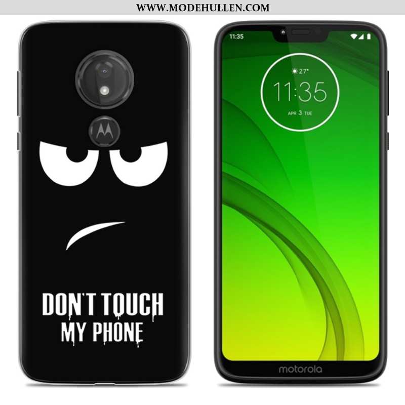 Hülle Moto G7 Power Trend Weiche Persönlichkeit Silikon Europa Kreativ Blau