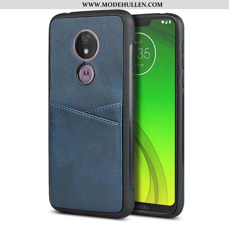 Hülle Moto G7 Power Weiche Silikon Karte Case Handy Schutz Rote