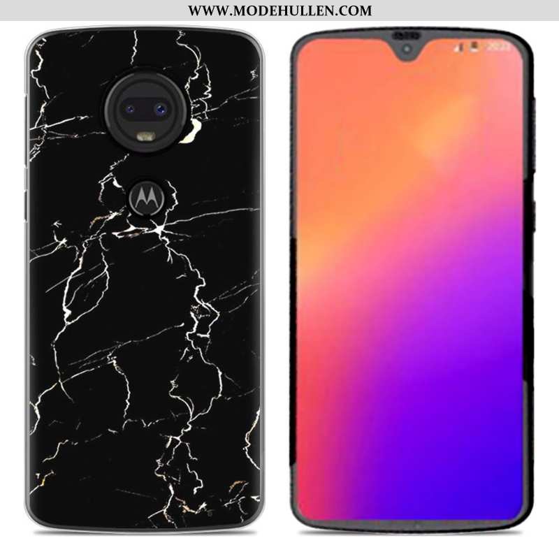 Hülle Moto G7 Silikon Case Persönlichkeit Case Rosa Neu Weiche