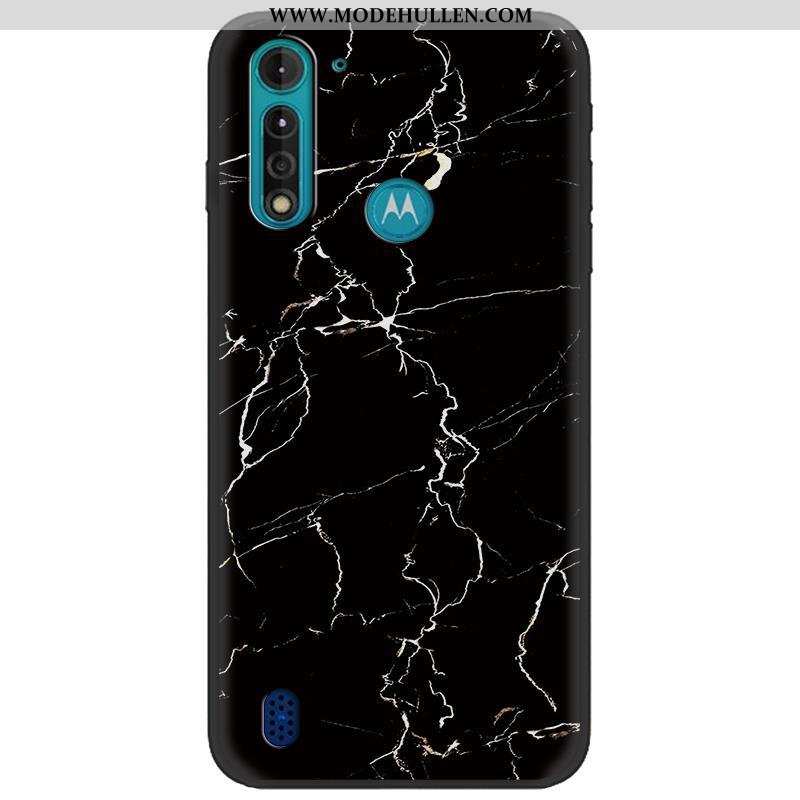 Hülle Moto G8 Power Lite Nubuck Kreativ Pu Tarnung Handy Weiche Camouflage