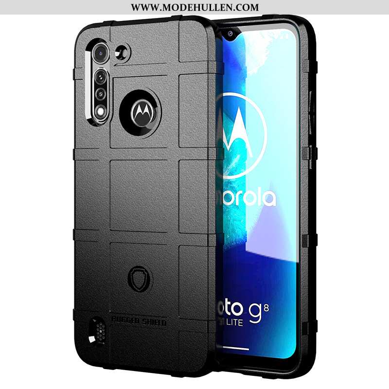 Hülle Moto G8 Power Lite Schutz Silikon Anti-sturz Grün Handy Case