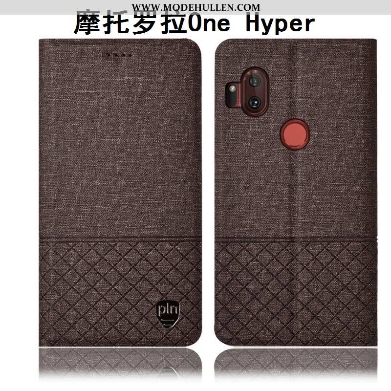 Hülle Motorola One Hyper Schutz Alles Inklusive Handy Rosa Folio Case