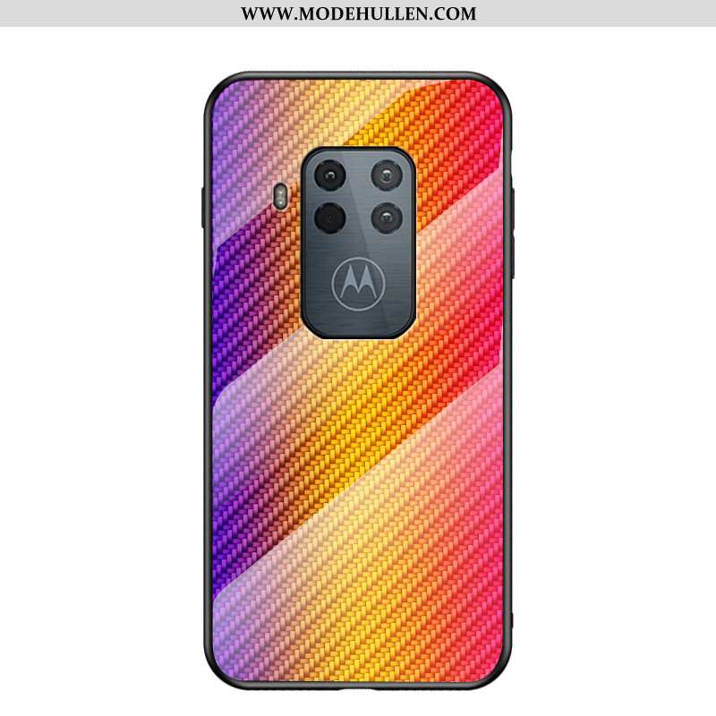 Hülle Motorola One Zoom Trend Weiche Schwer High-end Schutz Neu Lila