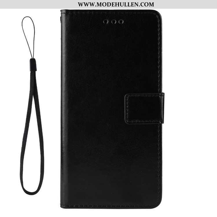 Hülle Nokia 1.3 Lederhülle Hängende Verzierungen Case Handy Folio Anti-sturz Schwarz