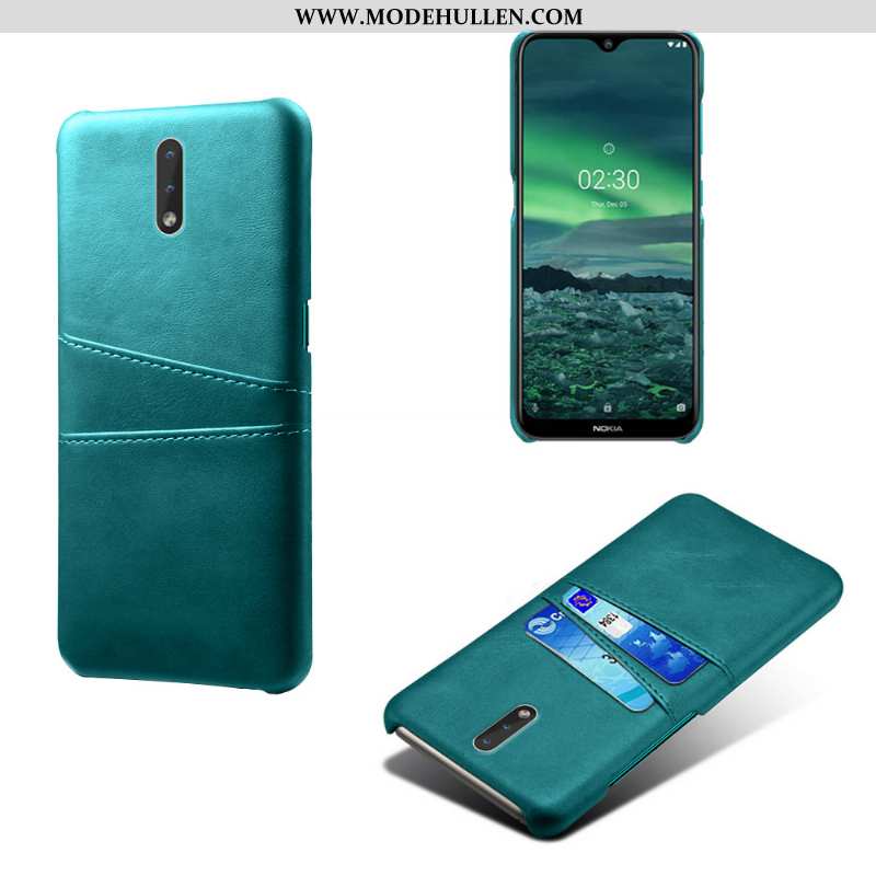 Hülle Nokia 2.3 Schutz Leder Case Karte Handy Gelb Schwer Gelbe