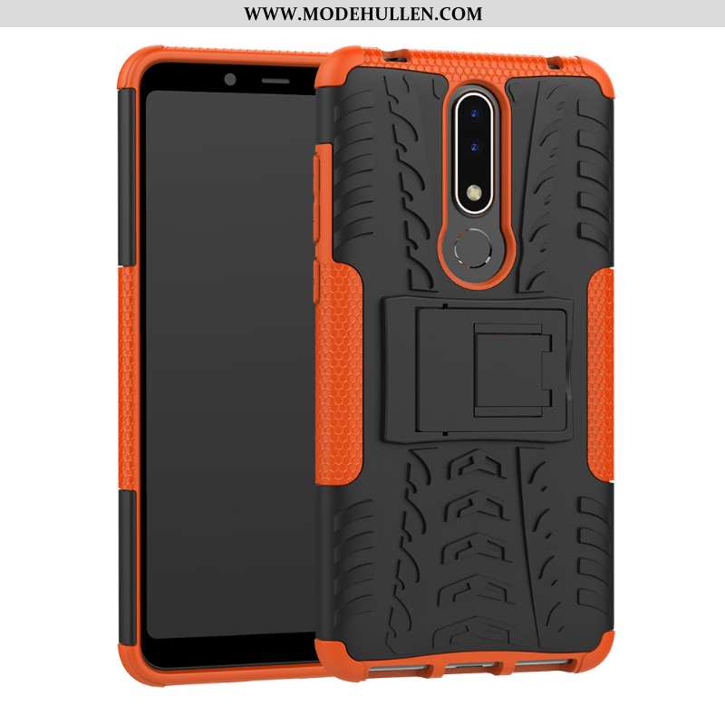 Hülle Nokia 3.1 Plus Schutz Muster Case Blau Anti-sturz Handy