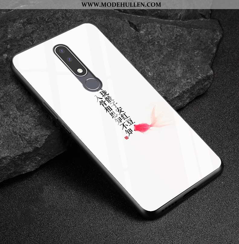 Hülle Nokia 3.1 Plus Silikon Schutz Nette Grün Einfach Case Trend