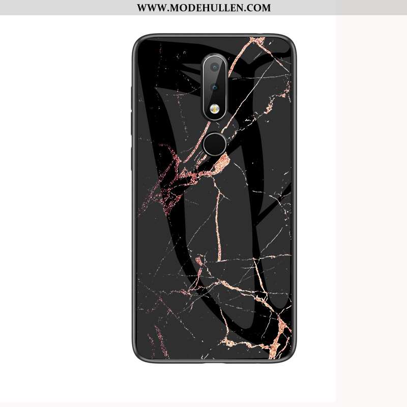 Hülle Nokia 4.2 Persönlichkeit Schutz Handy Case Rot Glas Rote