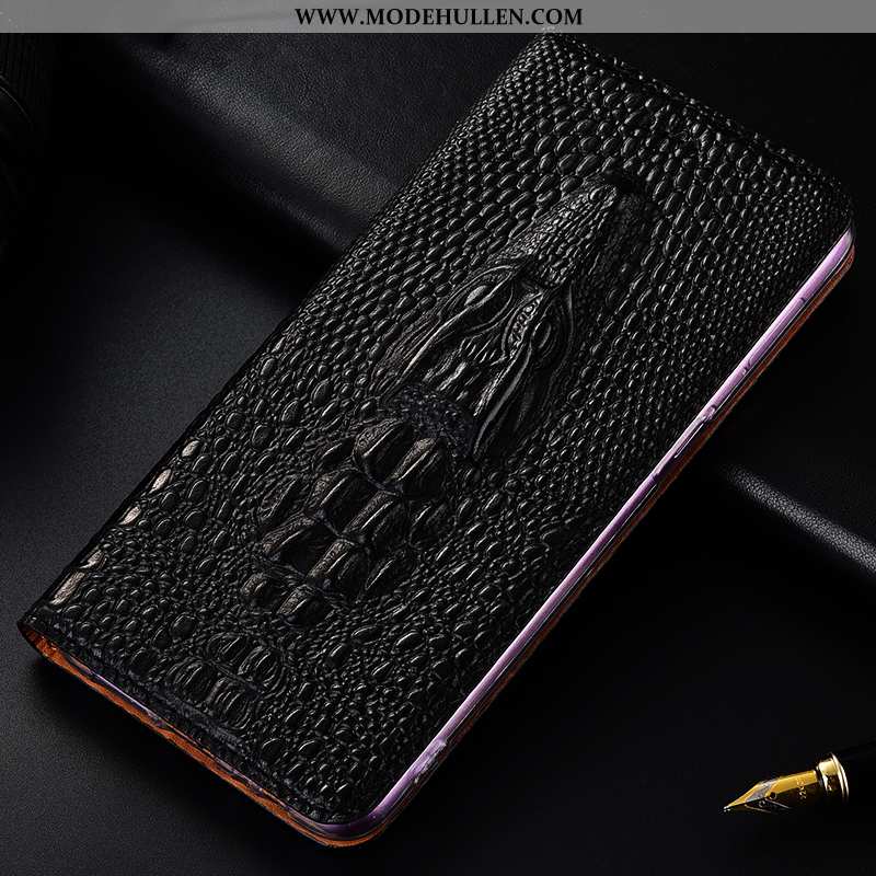 Hülle Nokia 4.2 Schutz Echt Leder Gelb Handy Case Folio Gelbe