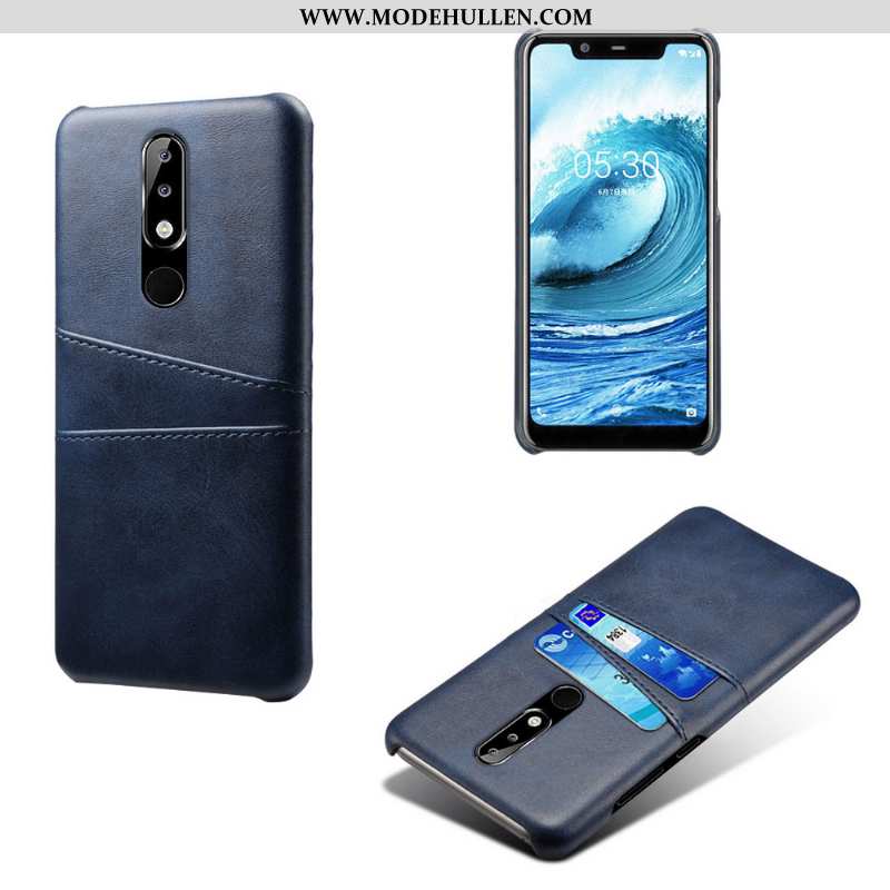 Hülle Nokia 5.1 Plus Schutz Leder Anti-sturz Rosa Case Handy