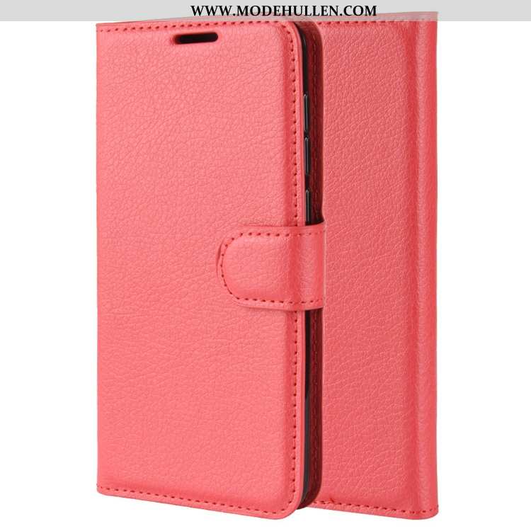 Hülle Nokia 5.3 Lederhülle Nubuck Clamshell Rutschfest Handy Grün