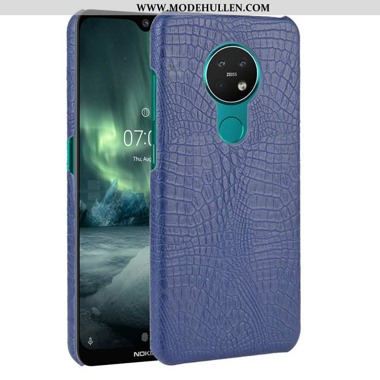 Hülle Nokia 5.3 Muster Trend Retro Krokodilmuster Schwer Schwarz Schutz