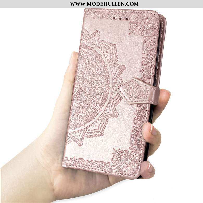 Hülle Nokia 6.2 Lederhülle Weiche Clamshell Schutz Case Anti-sturz Grün