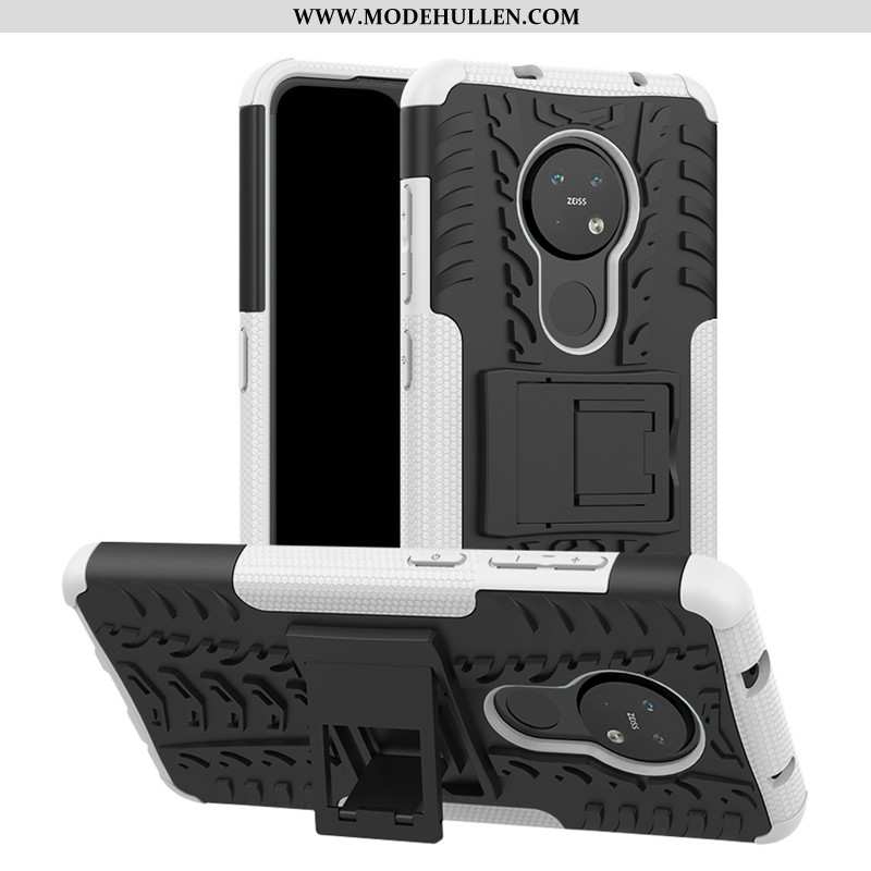 Hülle Nokia 6.2 Schutz Case Handy Anti-sturz Schwer Schwarz