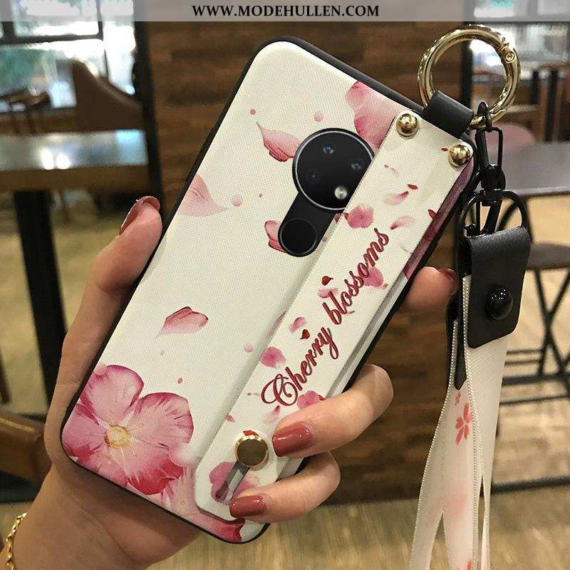 Hülle Nokia 6.2 Schutz Hängende Verzierungen Halterung Handy Case Rosa Kreativ