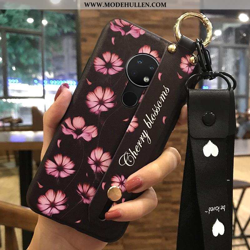 Hülle Nokia 6.2 Schutz Hängende Verzierungen Halterung Handy Case Rosa Kreativ