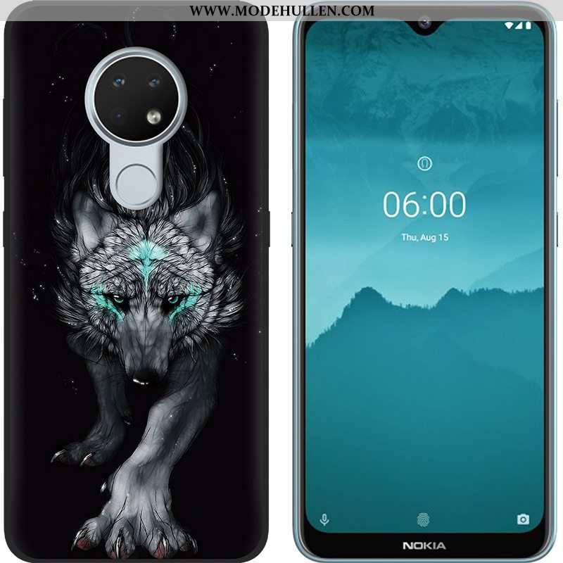 Hülle Nokia 6.2 Trend Weiche Kreativ Schwarz Grün Schlussverkauf