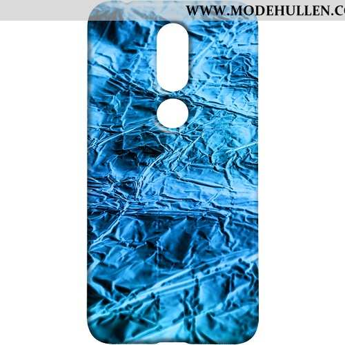 Hülle Nokia 7.1 Nubuck Retro Case Wind Schwer Handy Braun