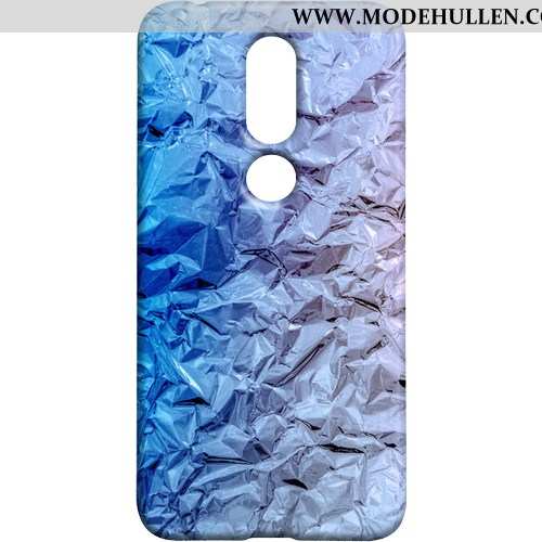 Hülle Nokia 7.1 Nubuck Retro Case Wind Schwer Handy Braun